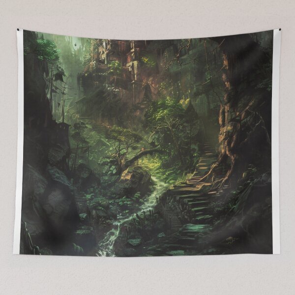 Item preview, Epic Realms: A Journey Through Fantasy Landscapes designed and sold by oanaunciuleanu.