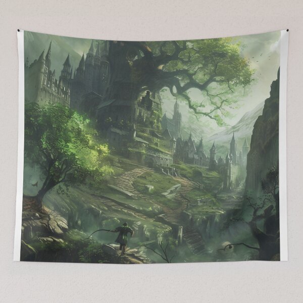 Item preview, Epic Realms: A Journey Through Fantasy Landscapes designed and sold by oanaunciuleanu.