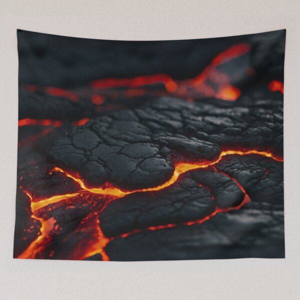 Item preview, Magmatic rocks in lava at volcano designed and sold by SassyArtistry.