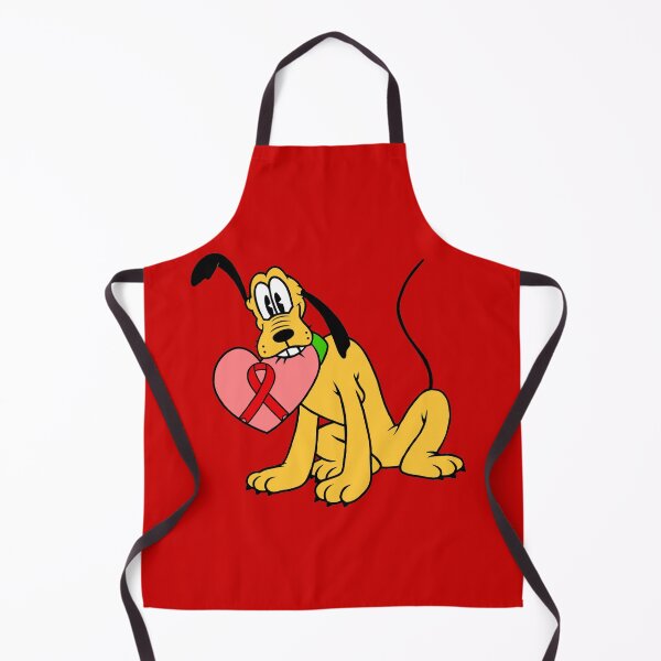 Item preview, Yellow Dog With Awareness Ribbon Heart (Red) designed and sold by CaitlynConnor.