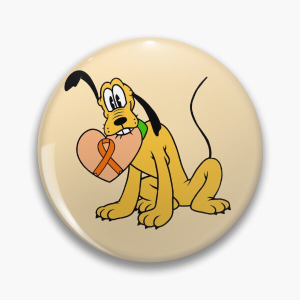 Item preview, Yellow Dog With Awareness Ribbon Heart (Orange) designed and sold by CaitlynConnor.