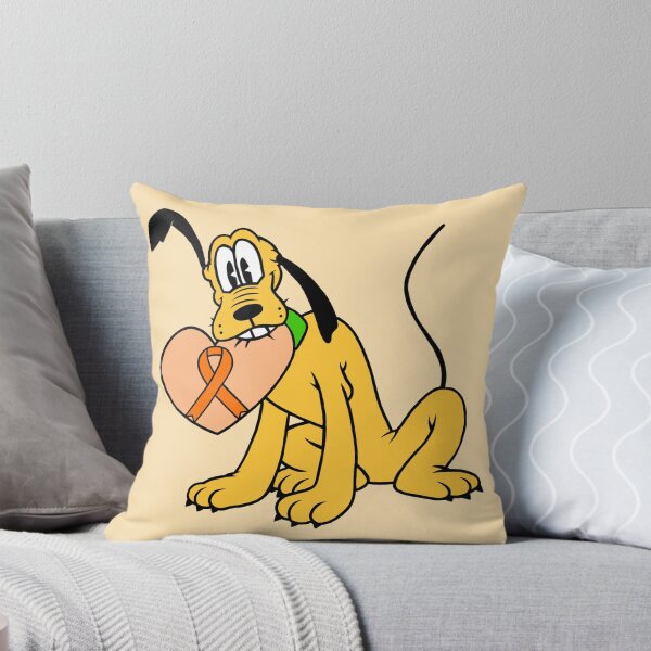 Item preview, Yellow Dog With Awareness Ribbon Heart (Orange) designed and sold by CaitlynConnor.