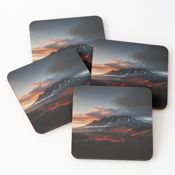 Item preview, Iceland Volcano Smoking Beautiful Lava landscape designed and sold by SassyArtistry.