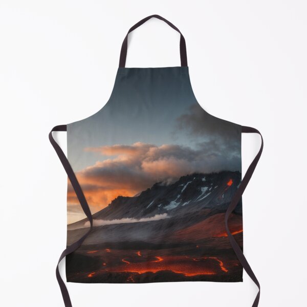 Item preview, Iceland Volcano Smoking Beautiful Lava landscape designed and sold by SassyArtistry.