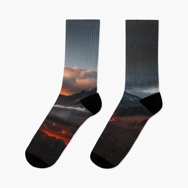 Item preview, Iceland Volcano Smoking Beautiful Lava landscape designed and sold by SassyArtistry.