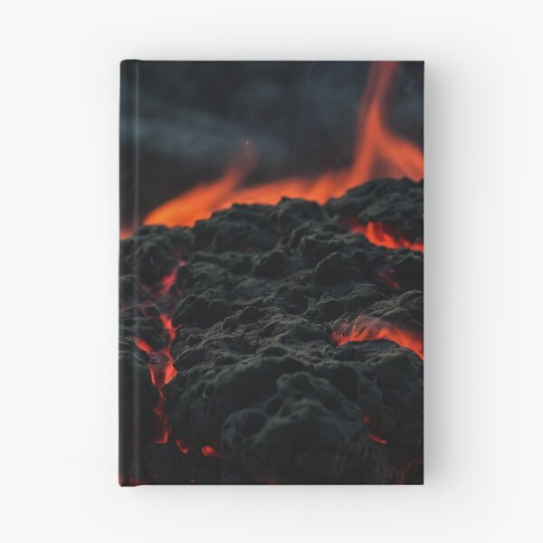Item preview, Magmatic rock on fire at volcano designed and sold by SassyArtistry.
