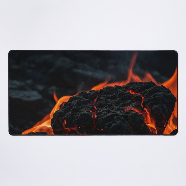 Item preview, Magmatic rock on fire at volcano designed and sold by SassyArtistry.