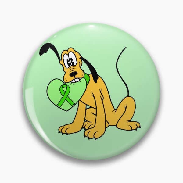 Item preview, Yellow Dog With Awareness Ribbon Heart (Green) designed and sold by CaitlynConnor.