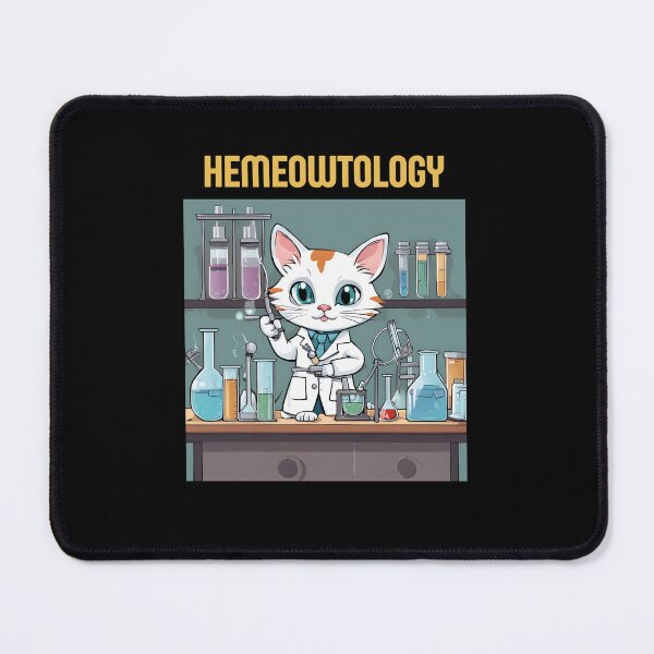 Item preview, Funny Hematology Healthcare Cat designed and sold by sydney-syder.