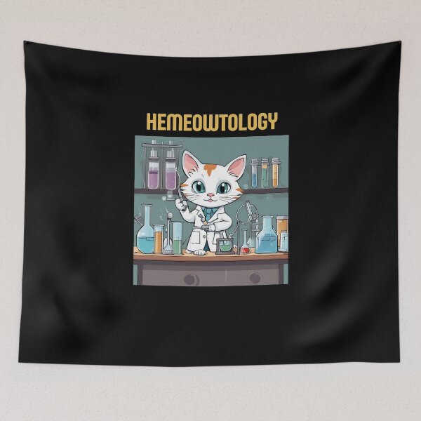 Item preview, Funny Hematology Healthcare Cat  designed and sold by sydney-syder.