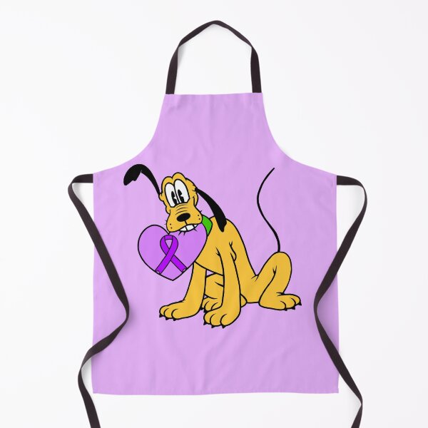 Item preview, Yellow Dog With Awareness Ribbon Heart (Purple) designed and sold by CaitlynConnor.