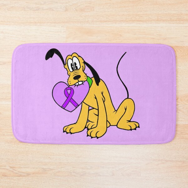 Item preview, Yellow Dog With Awareness Ribbon Heart (Purple) designed and sold by CaitlynConnor.