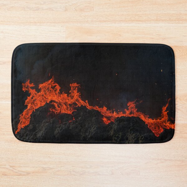 Item preview, Tiny river of magma on fire - volcano lava up close designed and sold by SassyArtistry.