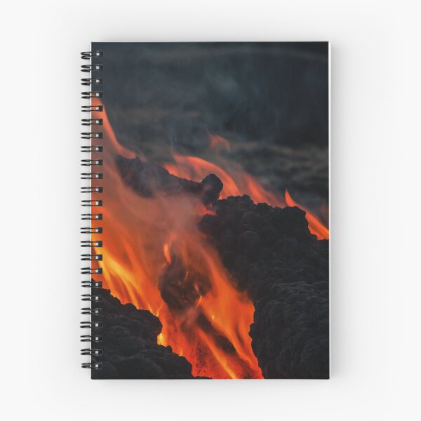 Item preview, Burning magmatic rock in hard lava at volcano designed and sold by SassyArtistry.