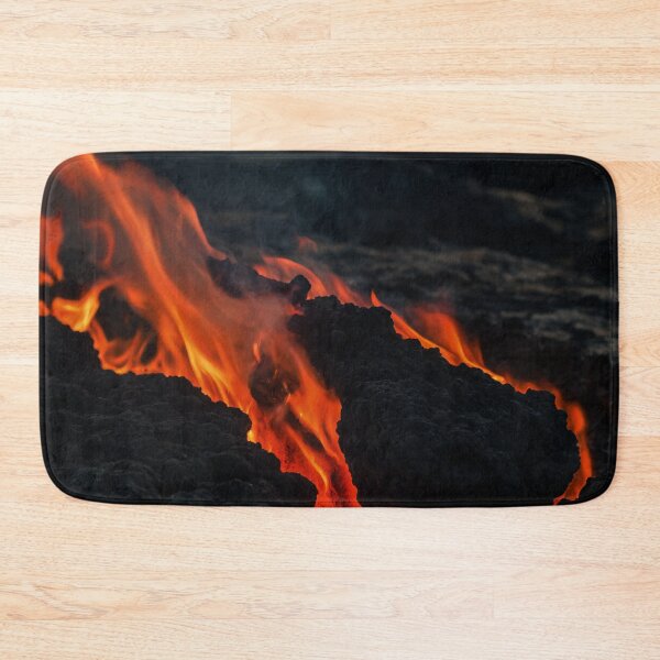 Item preview, Burning magmatic rock in hard lava at volcano designed and sold by SassyArtistry.