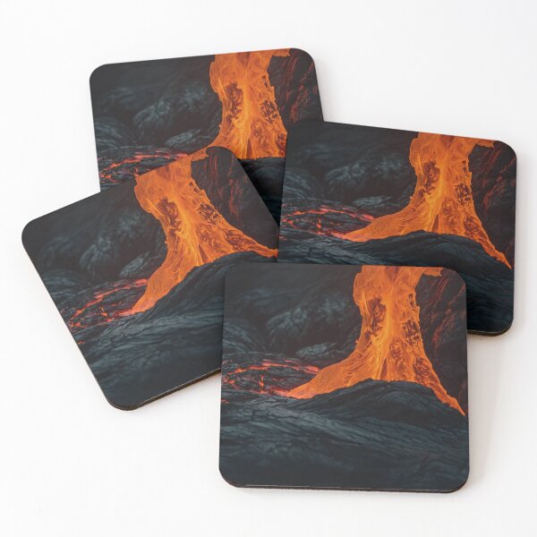 Item preview, Volcano river on fire designed and sold by SassyArtistry.