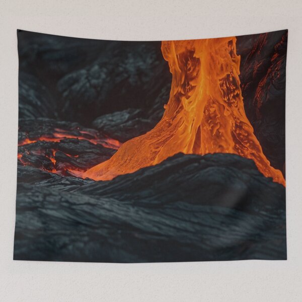 Item preview, Volcano river on fire designed and sold by SassyArtistry.