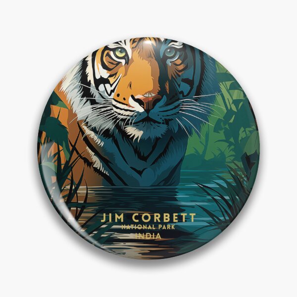 Item preview, Jim Corbett National Park Tiger Haven designed and sold by NeuralVibe.