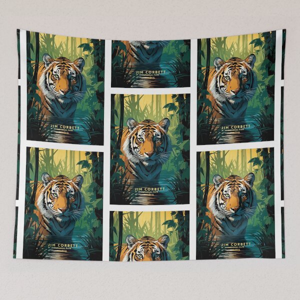 Item preview, Jim Corbett National Park Tiger Haven designed and sold by NeuralVibe.