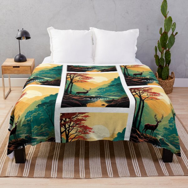 Item preview, Majestuosidad de la selva del Parque Nacional Jim Corbett designed and sold by NeuralVibe.