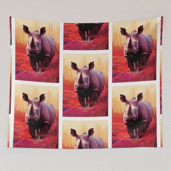 Item preview, Kaziranga National Park Rhino Haven designed and sold by NeuralVibe.