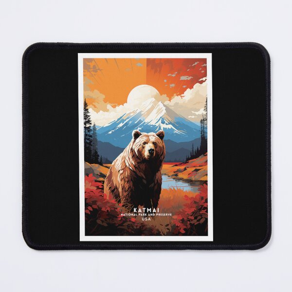 Item preview, Katmai National Park Brown Bear Haven designed and sold by NeuralVibe.