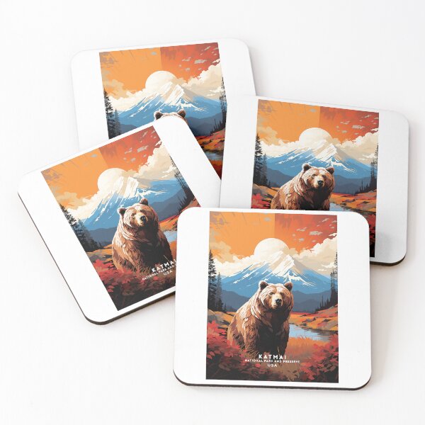 Item preview, Katmai National Park Brown Bear Haven designed and sold by NeuralVibe.