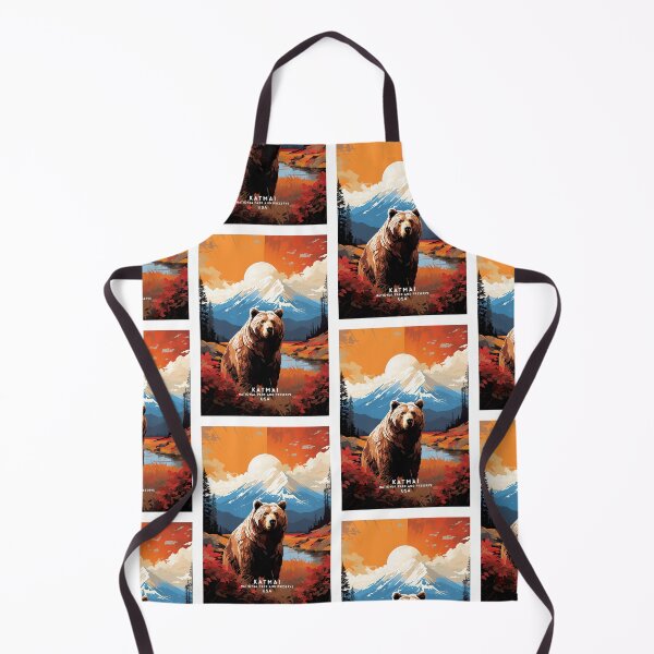 Item preview, Katmai National Park Brown Bear Haven designed and sold by NeuralVibe.