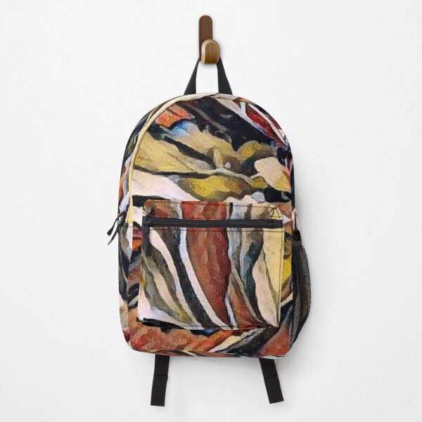 Item preview, Fire stained glass abstract pattern designed and sold by WatercolourLily.