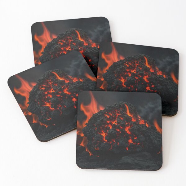 Item preview, Lava rock on a fire designed and sold by SassyArtistry.