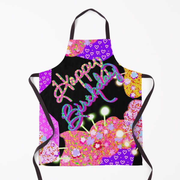 Item preview, Happy Birthday Cake Rainbow Sprinkles / Birthday Candles / Birthday Frosting / Repeating Pattern designed and sold by Victoria Rose.