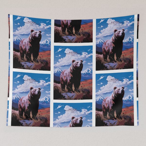 Item preview, Katmai National Park Bear Haven designed and sold by NeuralVibe.