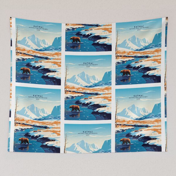 Item preview, Katmai National Park Wild Majesty designed and sold by NeuralVibe.