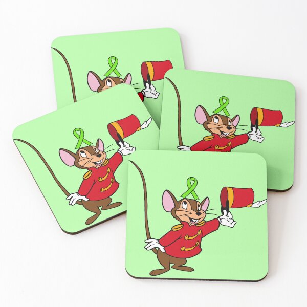 Item preview, Circus Mouse With Awareness Ribbon on His Head (Green) designed and sold by CaitlynConnor.
