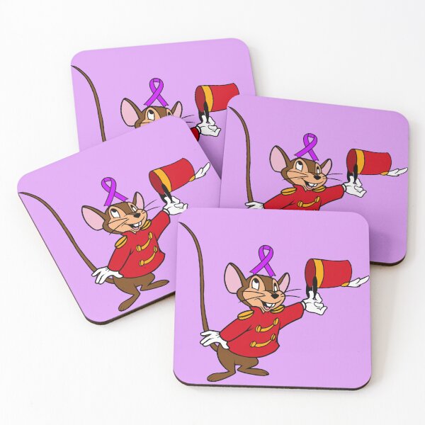 Item preview, Circus Mouse With Awareness Ribbon on His Head (Purple) designed and sold by CaitlynConnor.