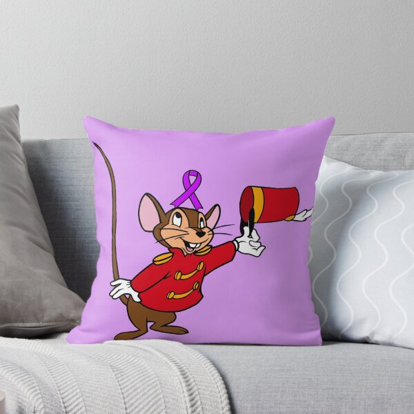 Item preview, Circus Mouse With Awareness Ribbon on His Head (Purple) designed and sold by CaitlynConnor.