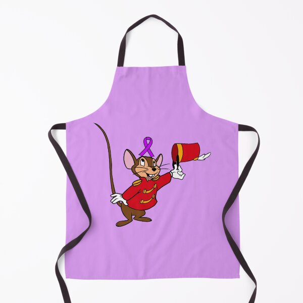 Item preview, Circus Mouse With Awareness Ribbon on His Head (Purple) designed and sold by CaitlynConnor.