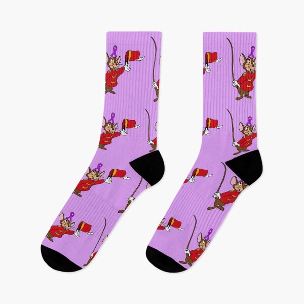 Item preview, Circus Mouse With Awareness Ribbon on His Head (Purple) designed and sold by CaitlynConnor.