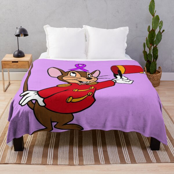 Item preview, Circus Mouse With Awareness Ribbon on His Head (Purple) designed and sold by CaitlynConnor.