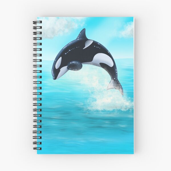 Item preview, Orca, killer whale jumping designed and sold by lenaartcze.