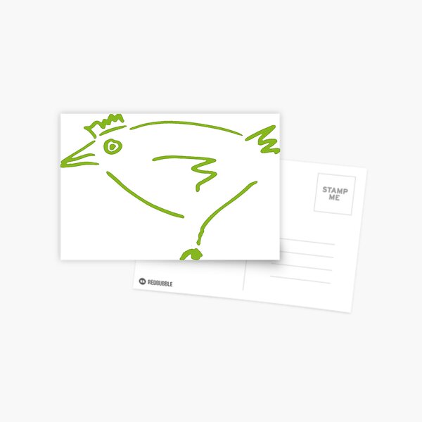 The Secret Chicken Postcard