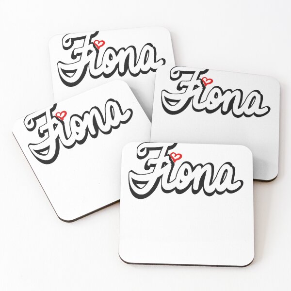 Item preview, Fiona popular girls first name in white. Personalized personalised customised name Fiona designed and sold by Artonmytee.
