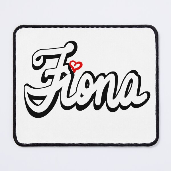 Item preview, Fiona popular girls first name in white. Personalized personalised customised name Fiona designed and sold by Artonmytee.