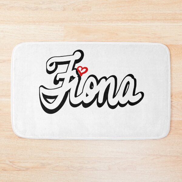 Item preview, Fiona popular girls first name in white. Personalized personalised customised name Fiona designed and sold by Artonmytee.