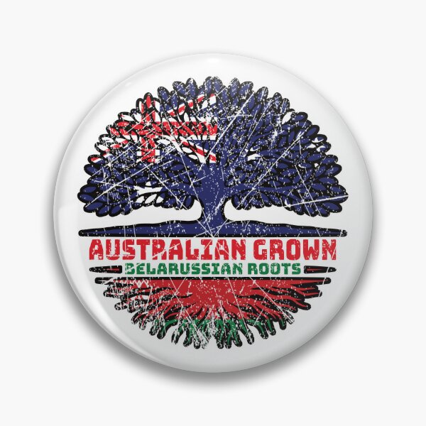 Item preview, Belarus Belarusian Belarussian Australian Australia Tree Roots Flag designed and sold by FlagX.