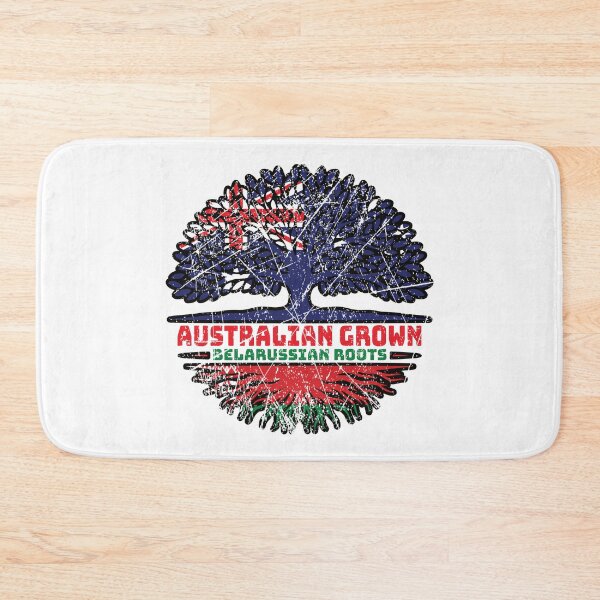 Item preview, Belarus Belarusian Belarussian Australian Australia Tree Roots Flag designed and sold by FlagX.