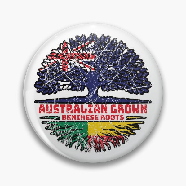 Item preview, Benin Beninese Australian Australia Tree Roots Flag designed and sold by FlagX.