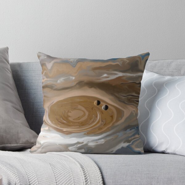 Item preview, Jupiter’s Moons Io and Europa designed and sold by ArtbyMikkiC.