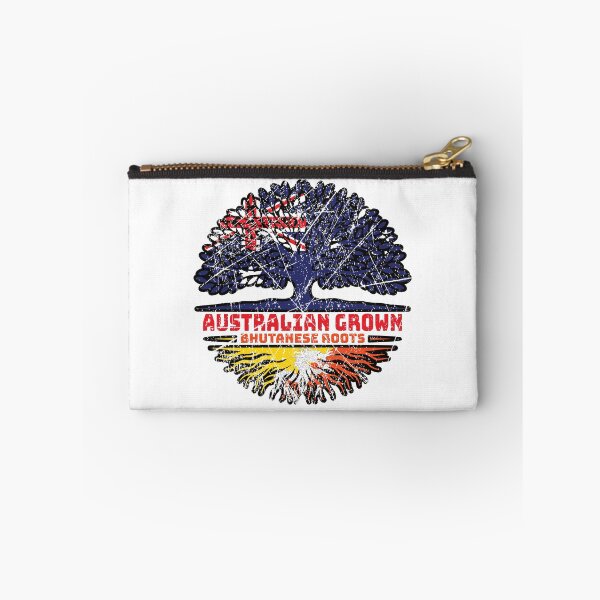 Item preview, Bhutan Bhutanese Australian Australia Tree Roots Flag designed and sold by FlagX.