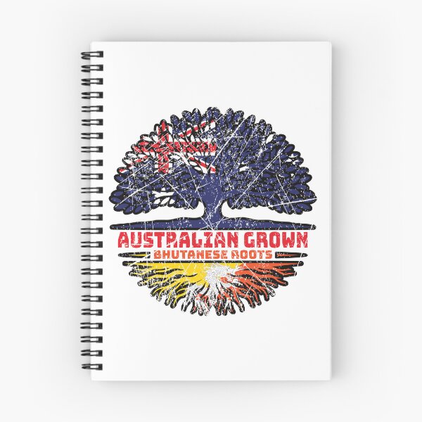 Item preview, Bhutan Bhutanese Australian Australia Tree Roots Flag designed and sold by FlagX.